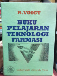 Buku Pelajaran Teknologi Farmasi
